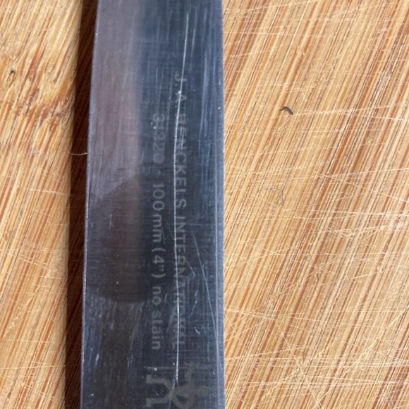 Pair of J.A. Henckels knives. 5 inch carving. 4 inch paring - Picture 3 of 3